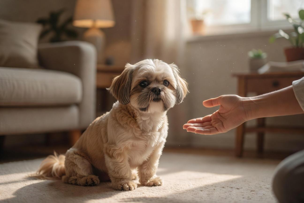 Brak pewności siebie u Shih Tzu – objawy, przyczyny, pomoc