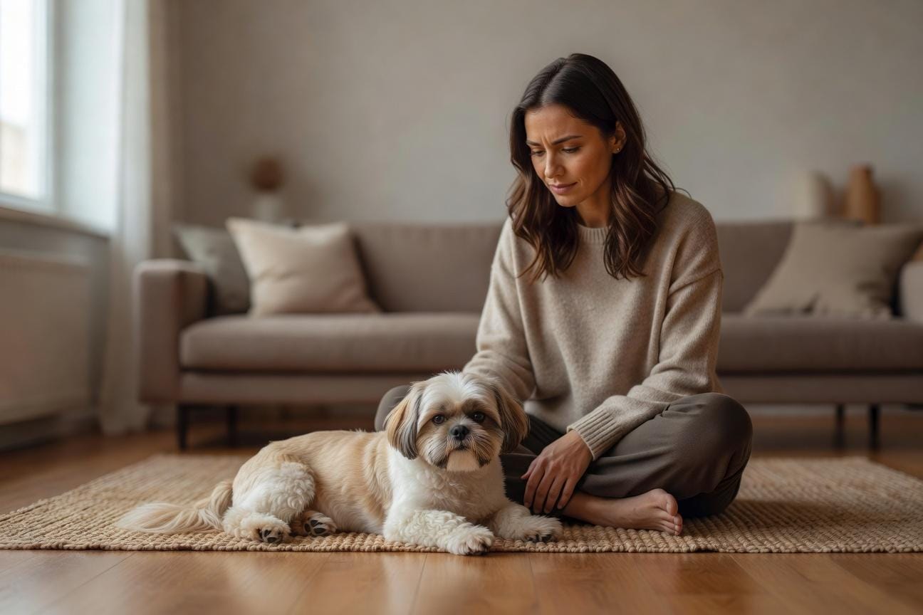 Brak pewności siebie u Shih Tzu – objawy, przyczyny, pomoc