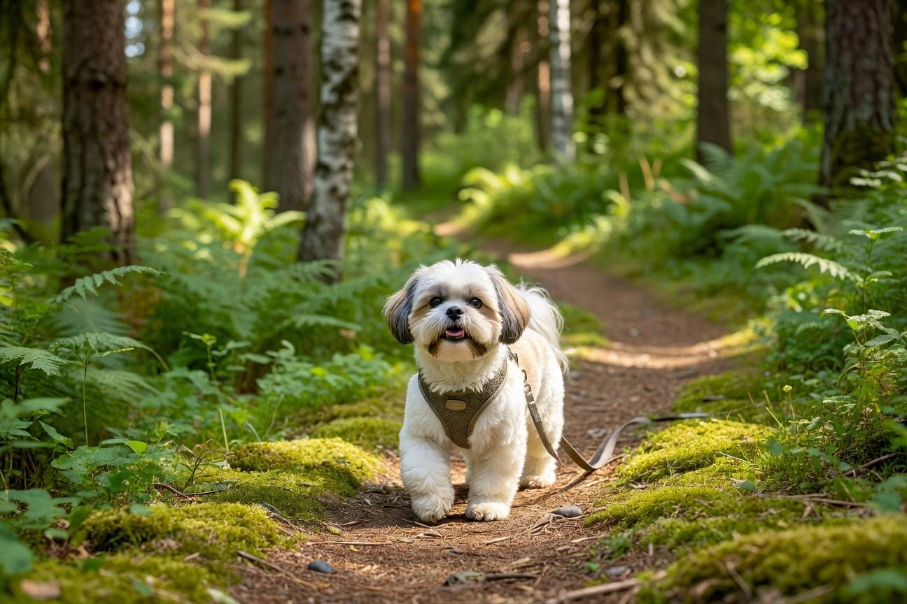 Czy shih tzu nadają się na dłuższe wycieczki i spacery