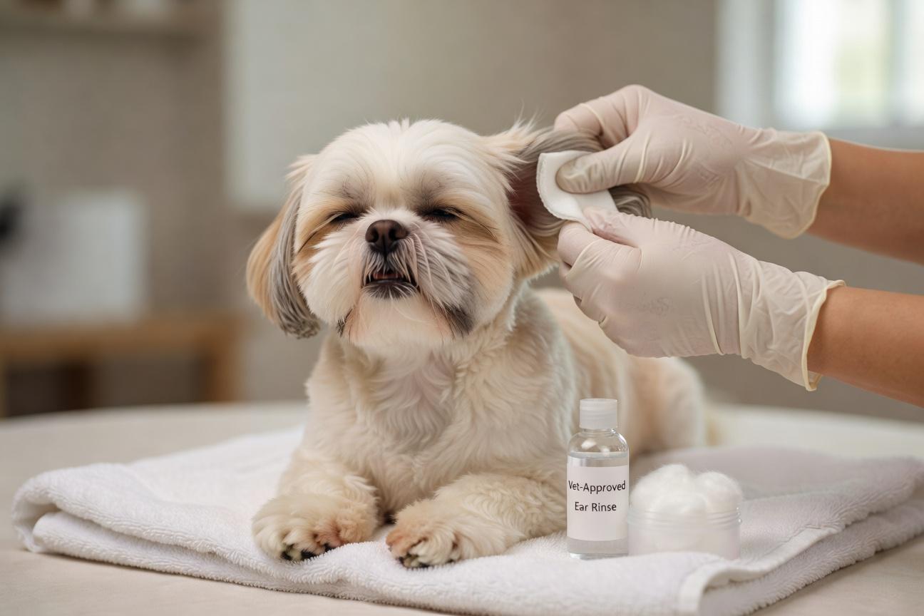 Czyszczenie uszu shih tzu – profilaktyka i higiena
