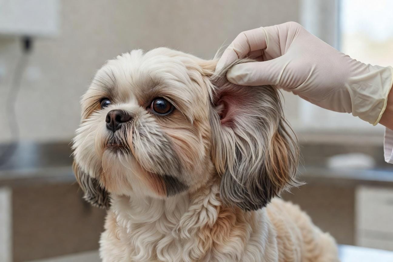 Czyszczenie uszu shih tzu – profilaktyka i higiena