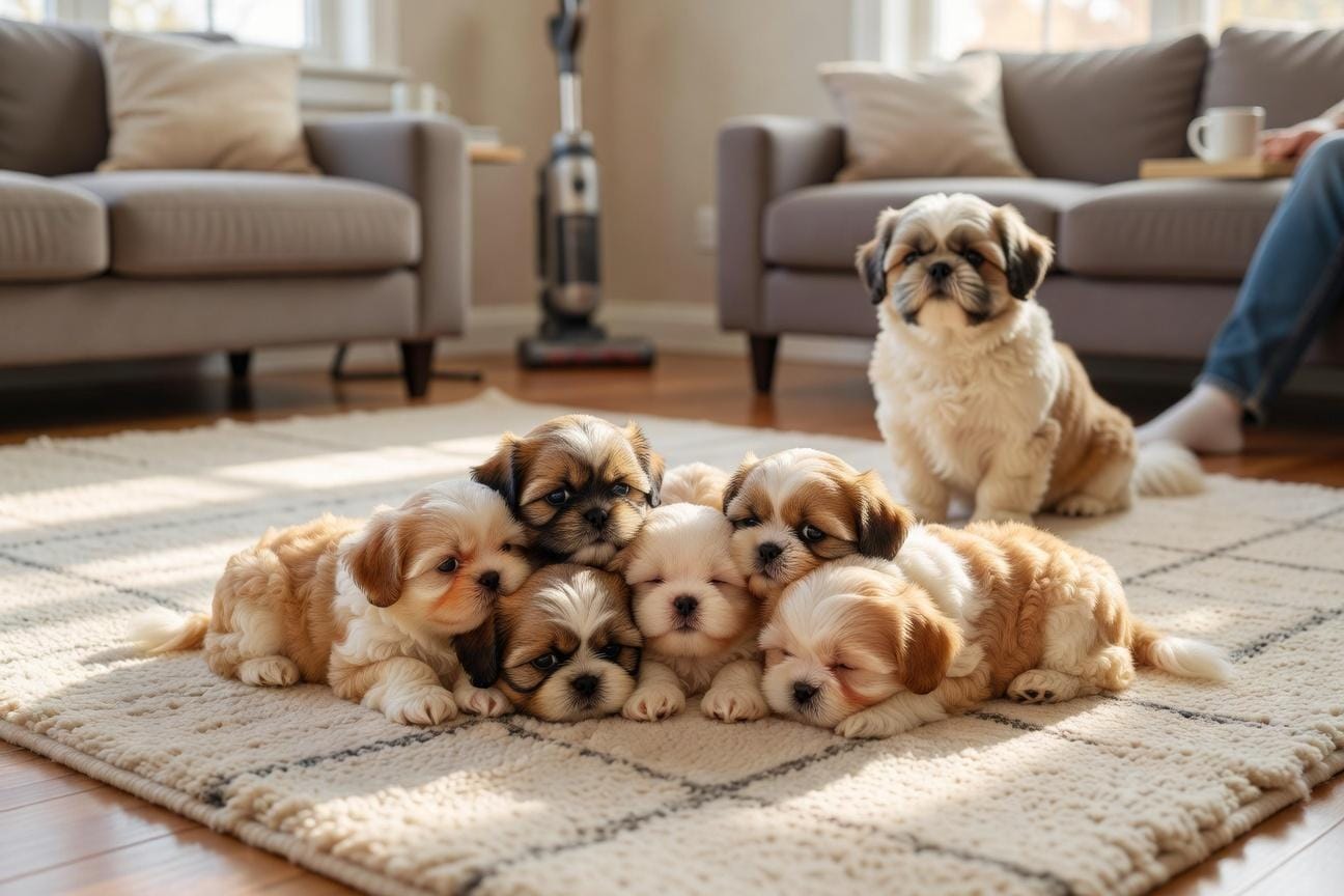 Divine Pups jako źródło czekoladowych shih tzu w NA