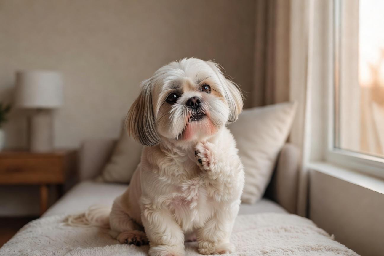 Dlaczego shih tzu ociera pyszczek o dywan i kiedy reagować