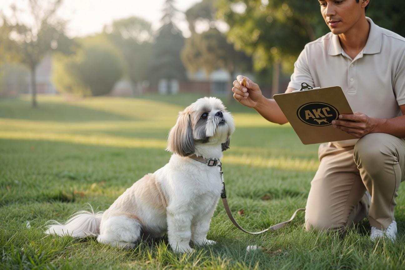 Dlaczego warto przygotować shih tzu do testu AKC CGC