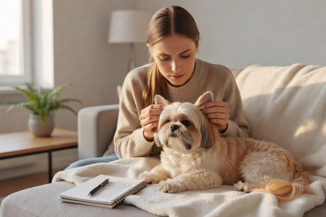 Hot spot u shih tzu – objawy, pierwsza pomoc i leczenie