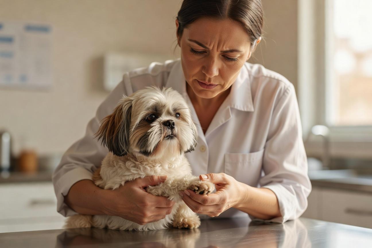 Hot spot u shih tzu – objawy, pierwsza pomoc i leczenie