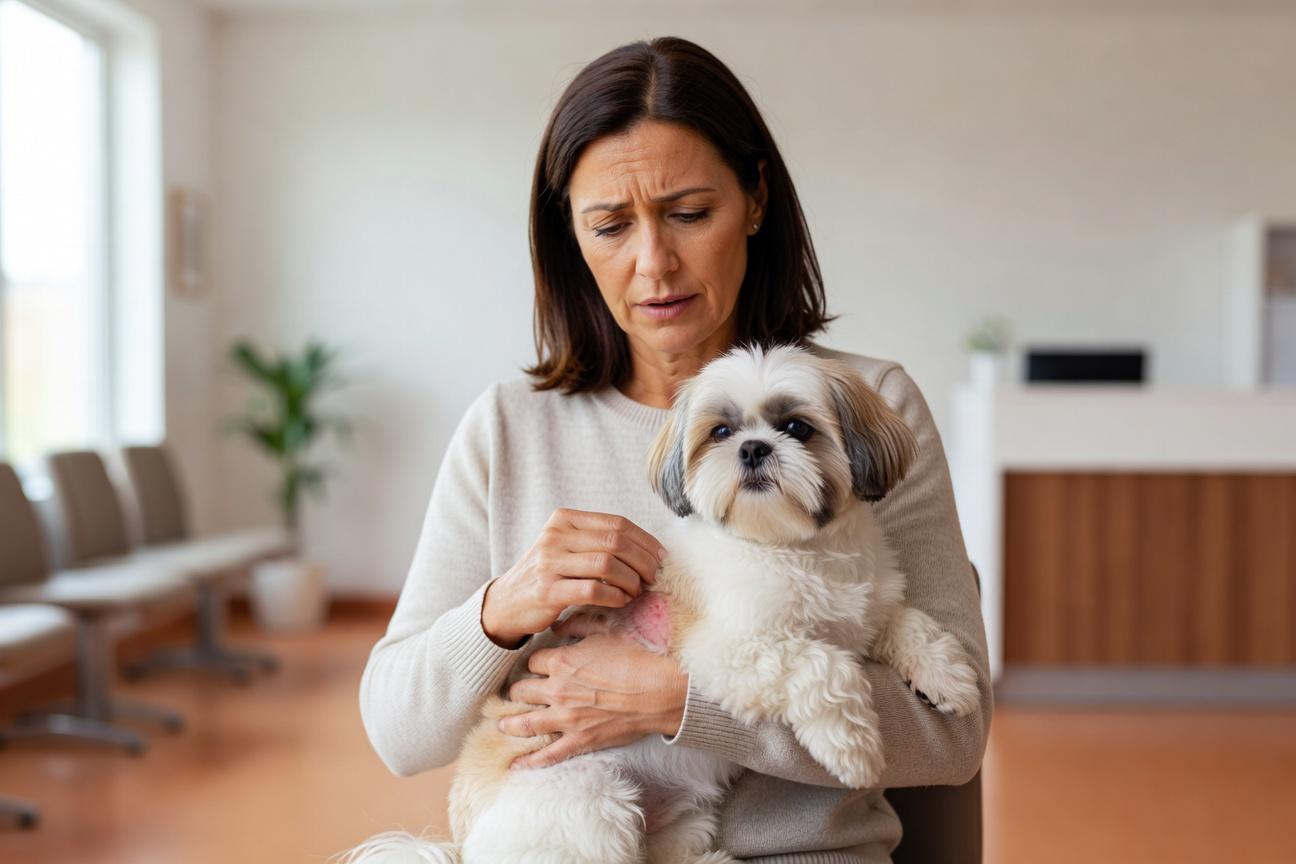 Hot spot u shih tzu – objawy, pierwsza pomoc i leczenie