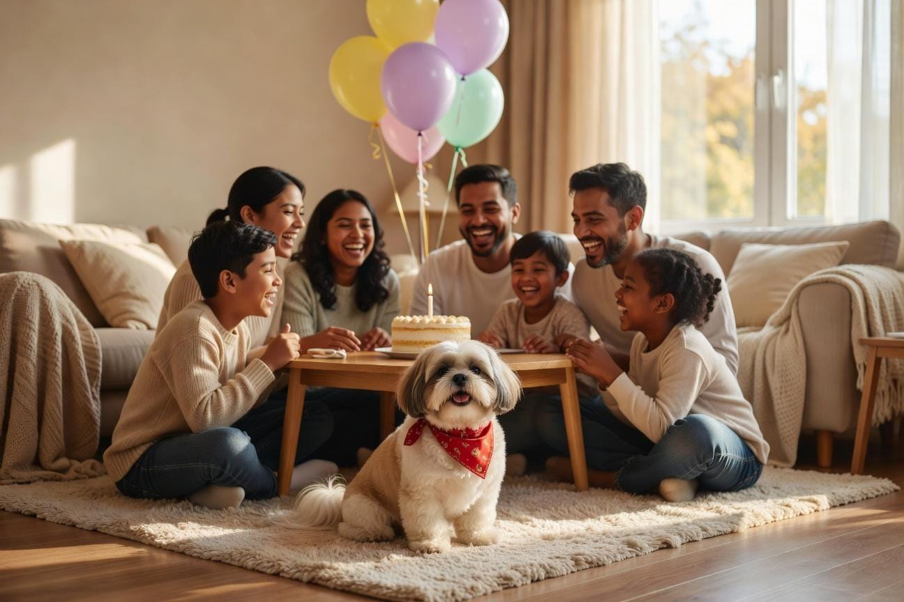 Jak bezpiecznie świętować 4 lipca z shih tzu w domu