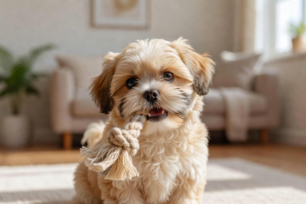Jak oduczyć shih tzu podgryzania podczas zabawy
