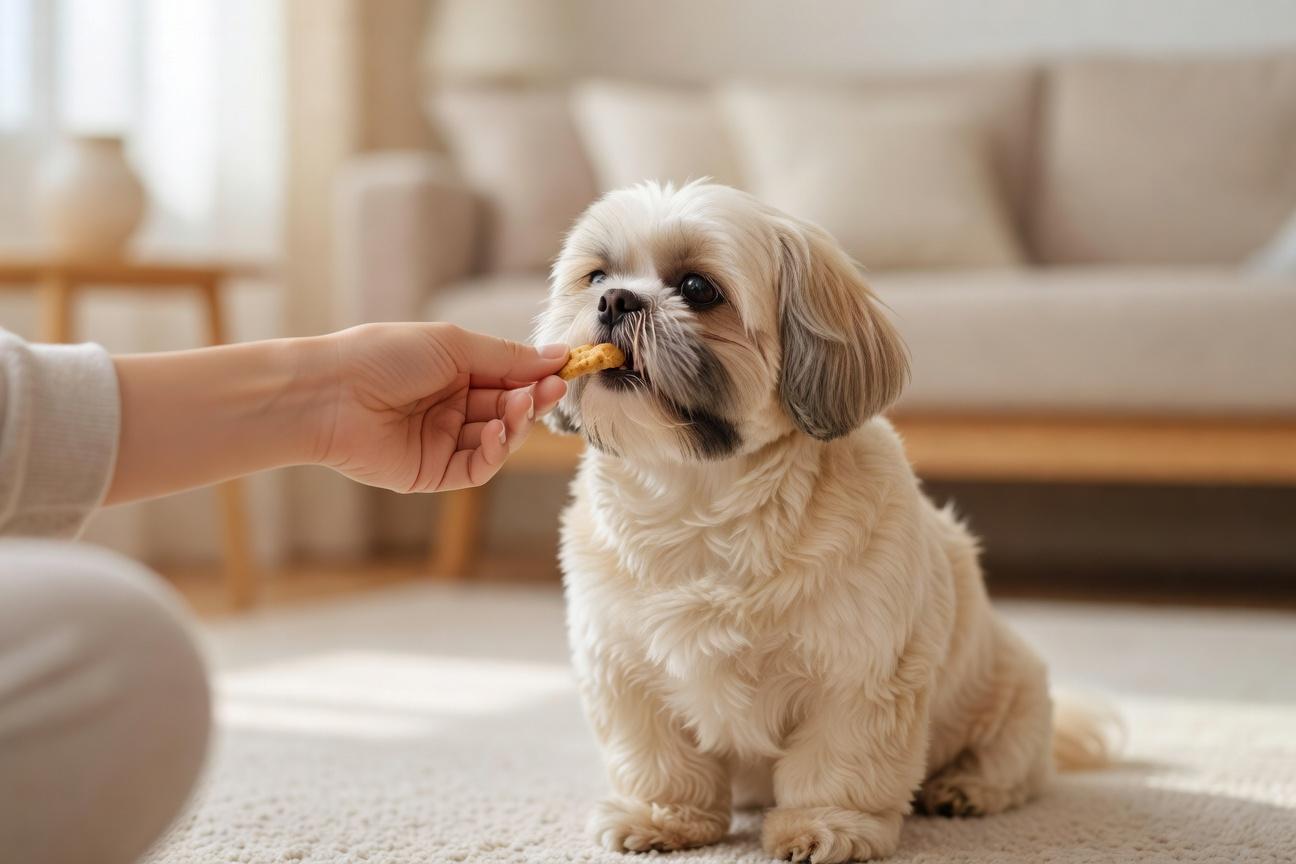 Jak oduczyć shih tzu podgryzania podczas zabawy