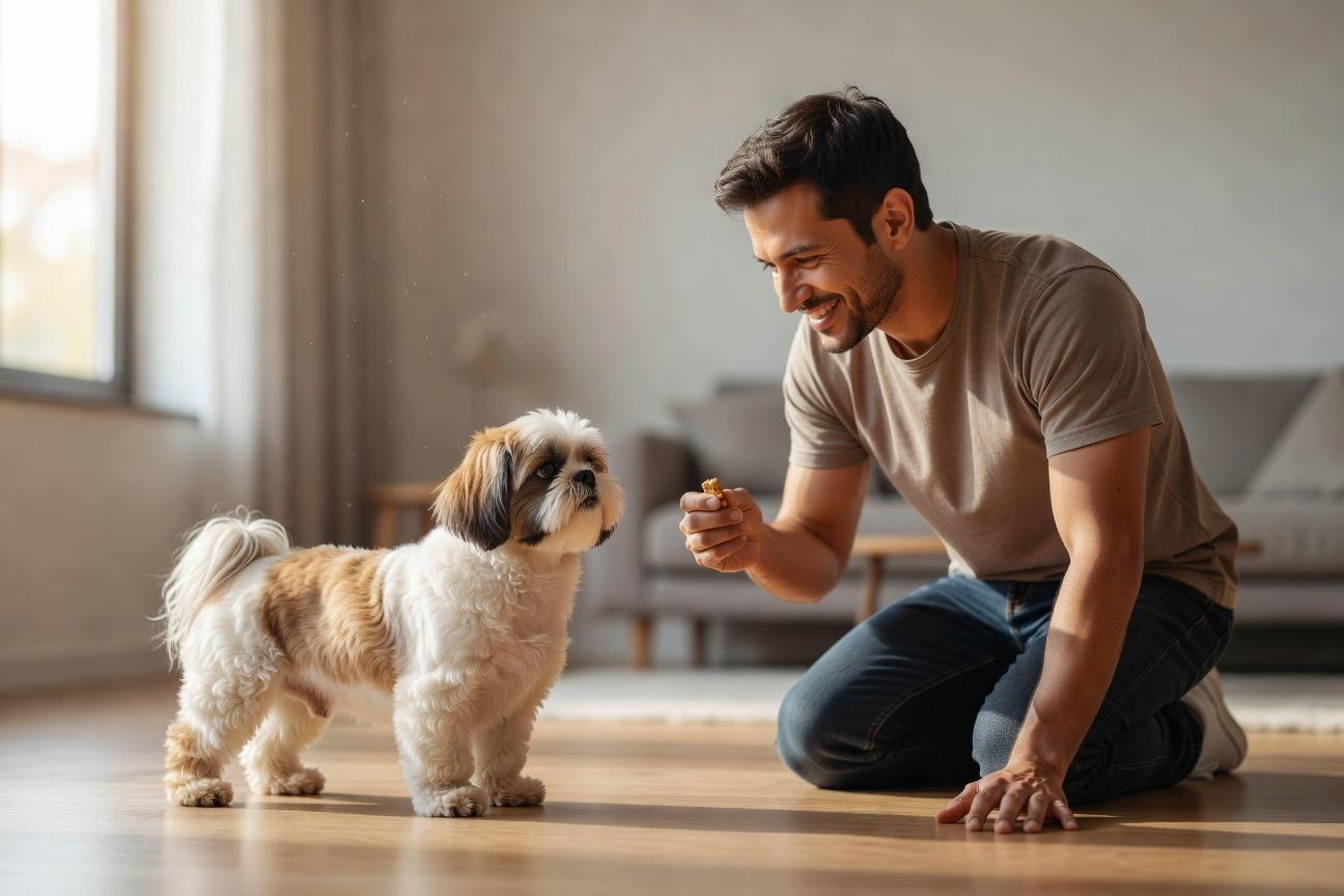 Jak oduczyć shih tzu skakania na ludzi i gości