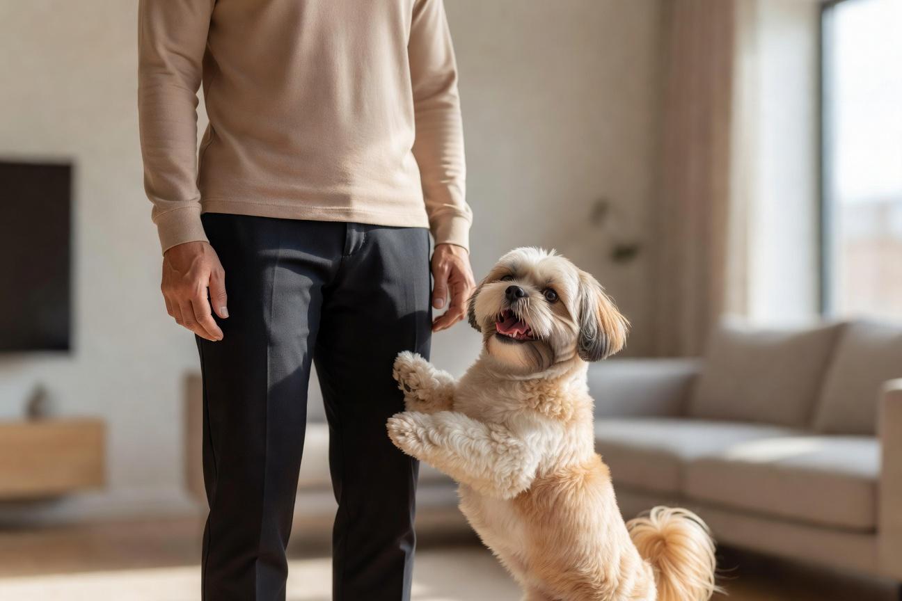 Jak oduczyć shih tzu skakania na ludzi i gości