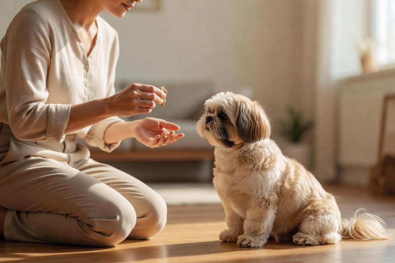 Jak oduczyć shih tzu szczekania alarmowego w domu