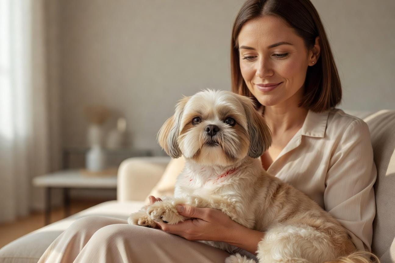 Jak powstrzymać swędzenie i drapanie u shih tzu