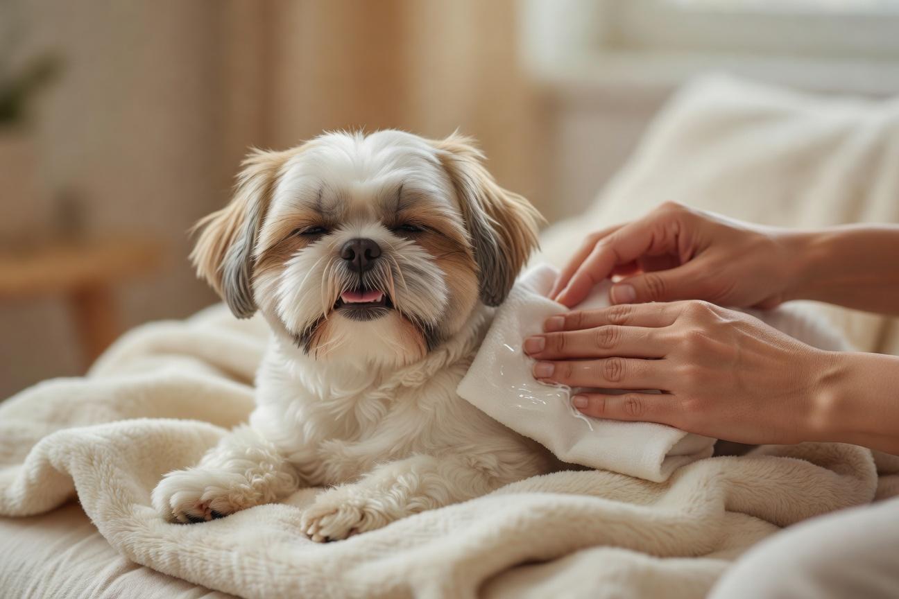 Jak powstrzymać swędzenie i drapanie u shih tzu