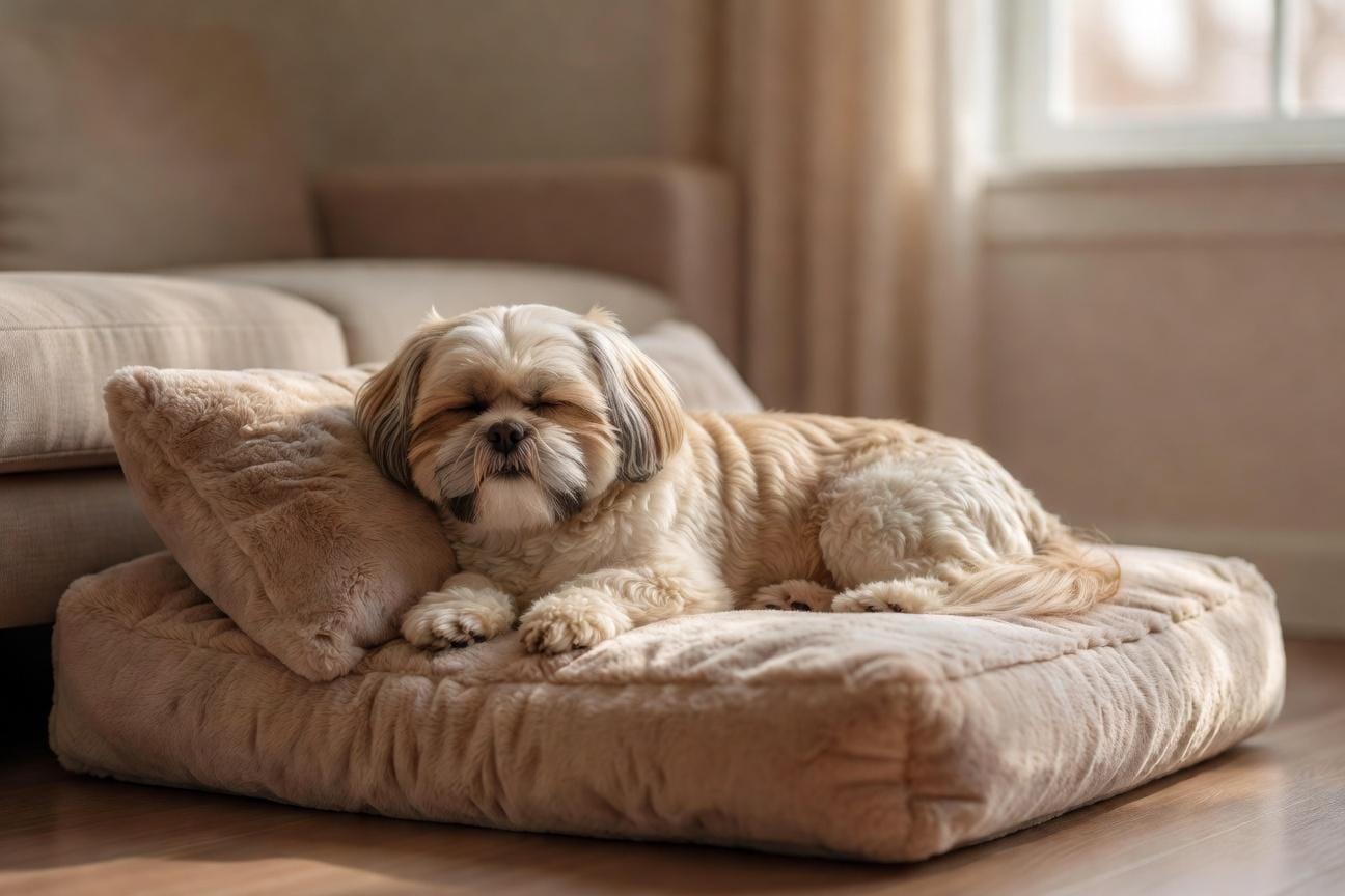 Jak wyciszyć shih tzu i nauczyć go odpoczynku w domu
