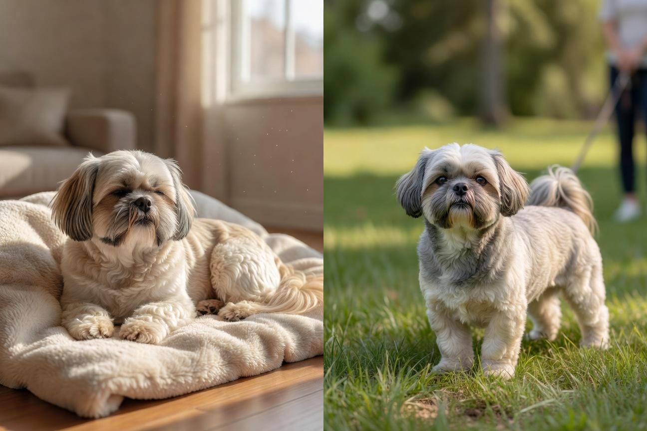 Kiedy shih tzu staje się spokojniejszy z wiekiem