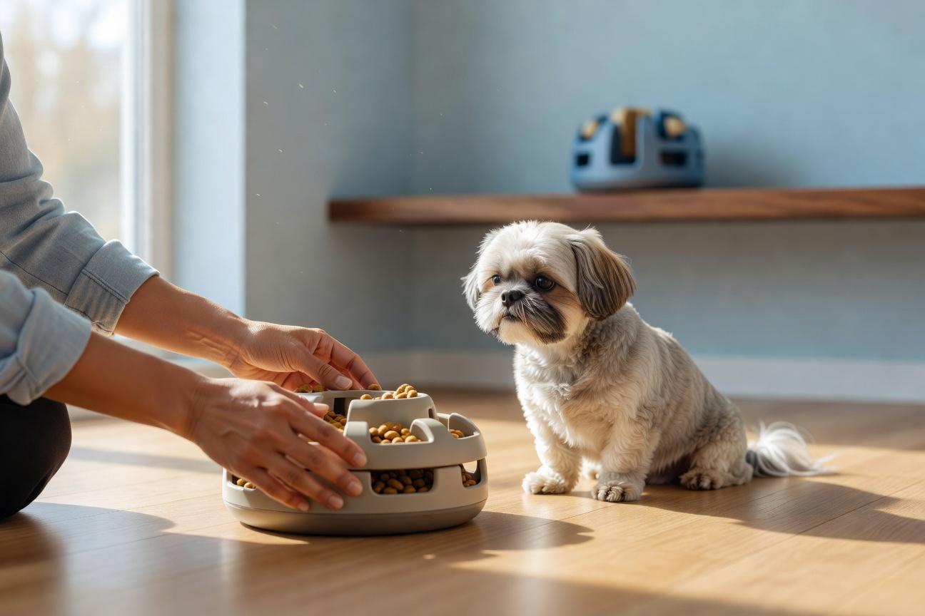 Kompleksowa stymulacja umysłowa shih tzu w domu