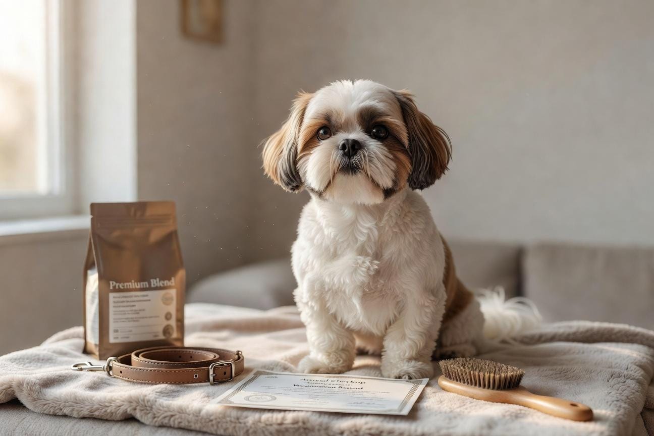 Miesięczny koszt utrzymania shih tzu i główne wydatki