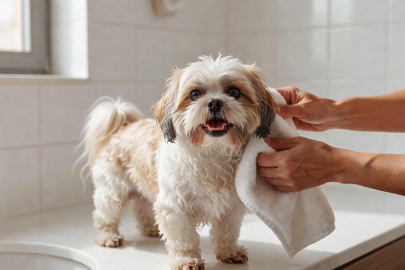 Pielęgnacja i ochrona Shih Tzu w deszczowe dni