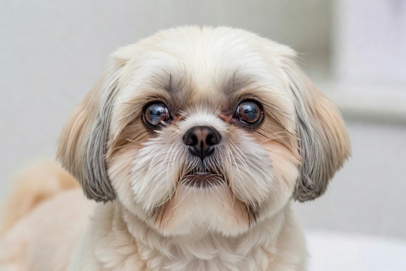 Pielęgnacja okolic oczu i usuwanie zacieków u Shih Tzu