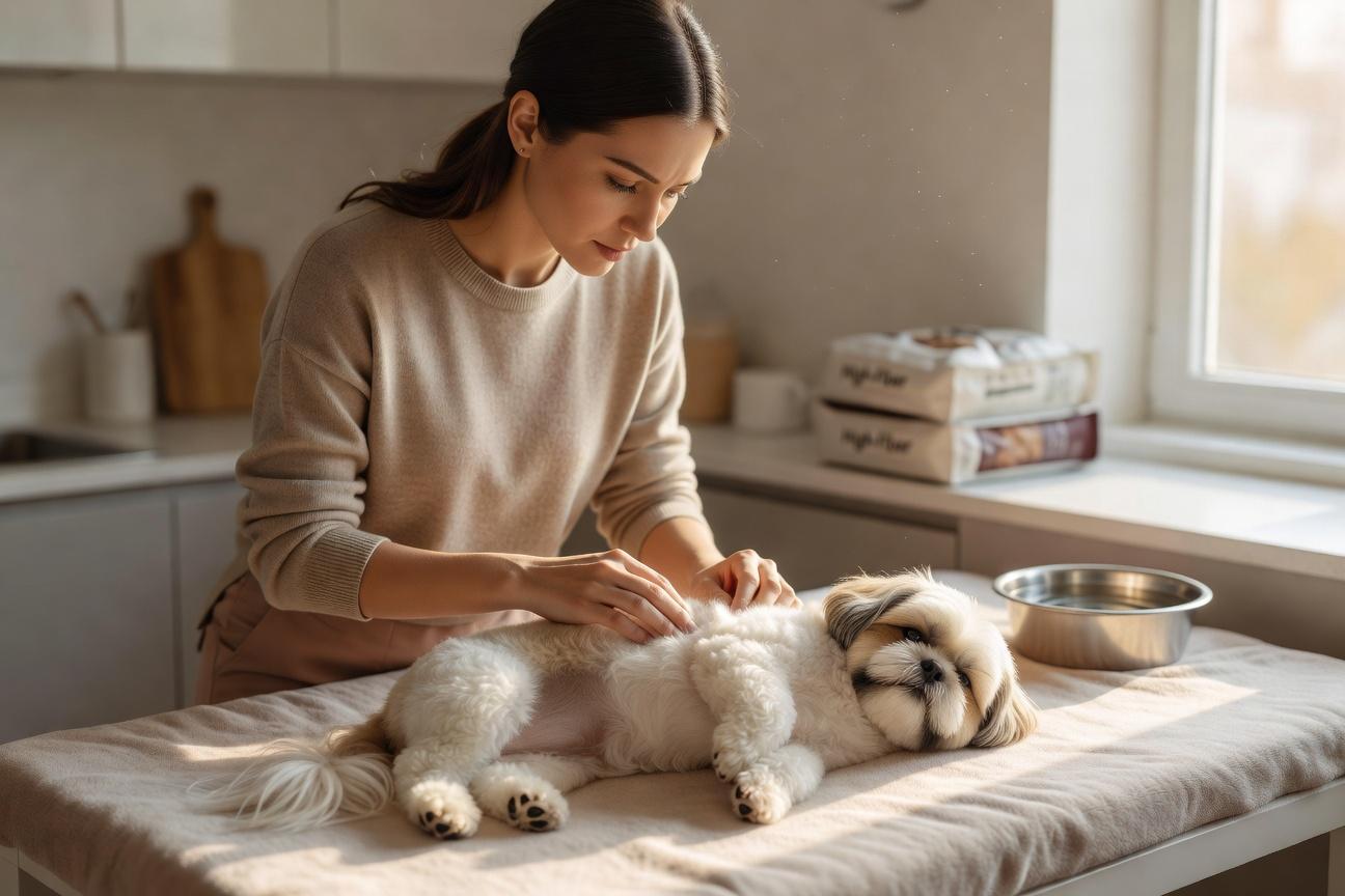 Postępowanie przy zaparciach u shih tzu krok po kroku