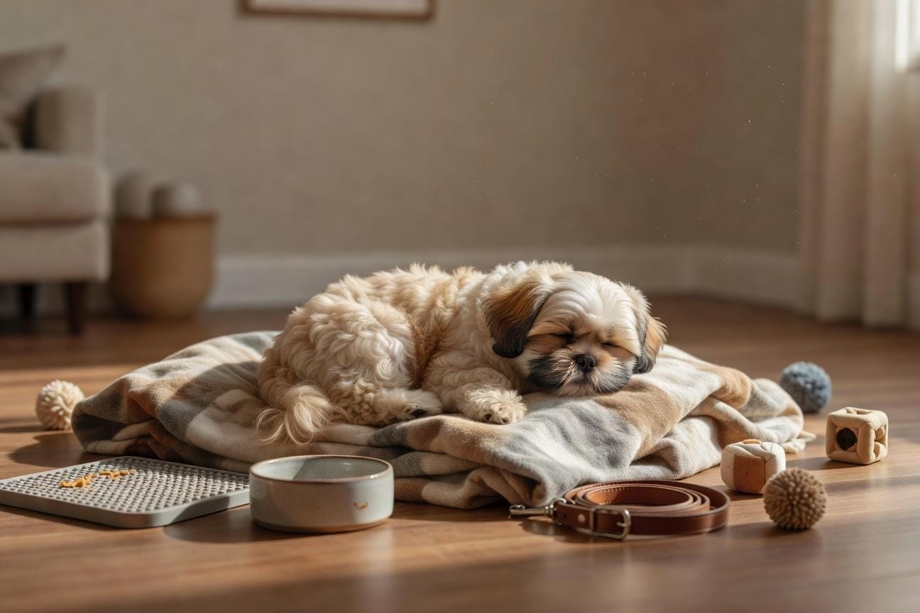 Przestymulowanie u szczeniaka shih tzu – objawy i pomoc