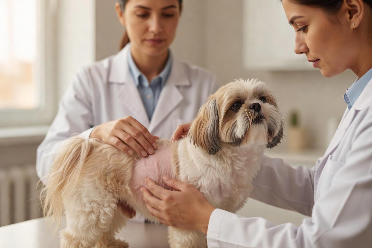 Rozjaśnienie umaszczenia u shih tzu – normy i alarmy