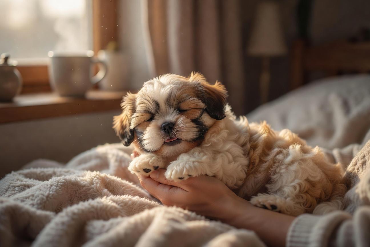 Sen szczeniaka shih tzu – normy, potrzeby i opieka