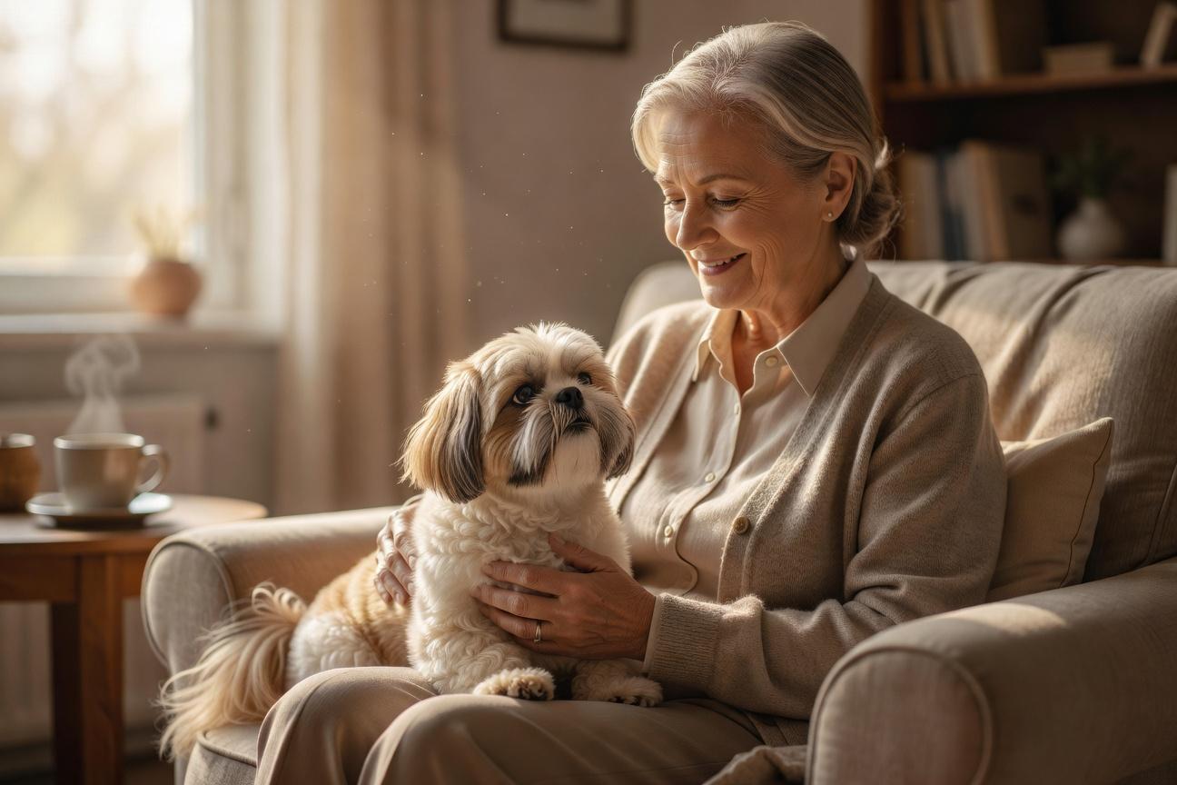 Shih Tzu dla seniora – zalety, wady i ważne kwestie