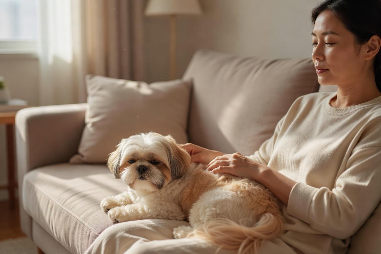 Shih tzu jako pies wspierający emocjonalnie (ESA)