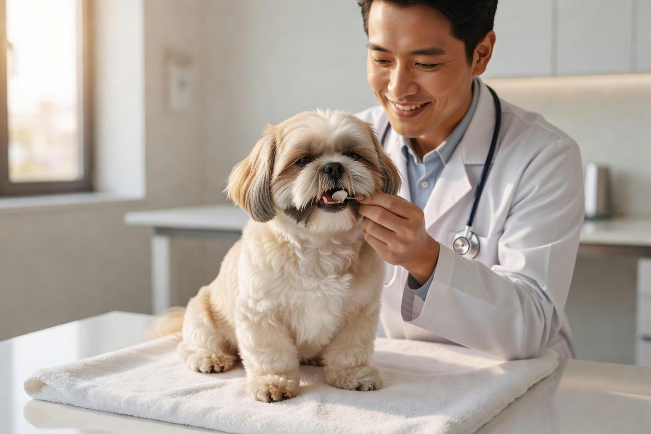 Szczotkowanie zębów u shih tzu i higiena jamy ustnej