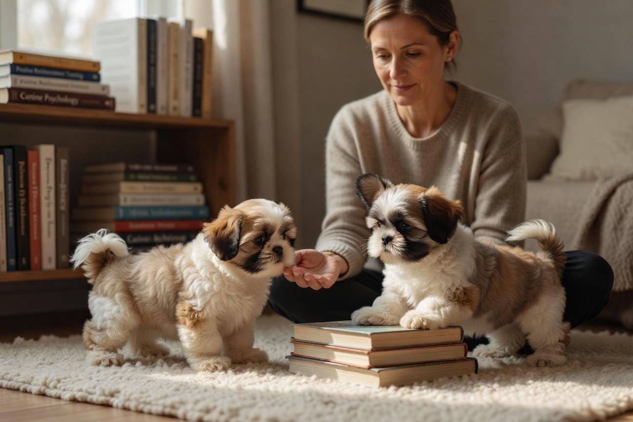 Testowanie temperamentu szczeniąt Shih Tzu i dobór domu