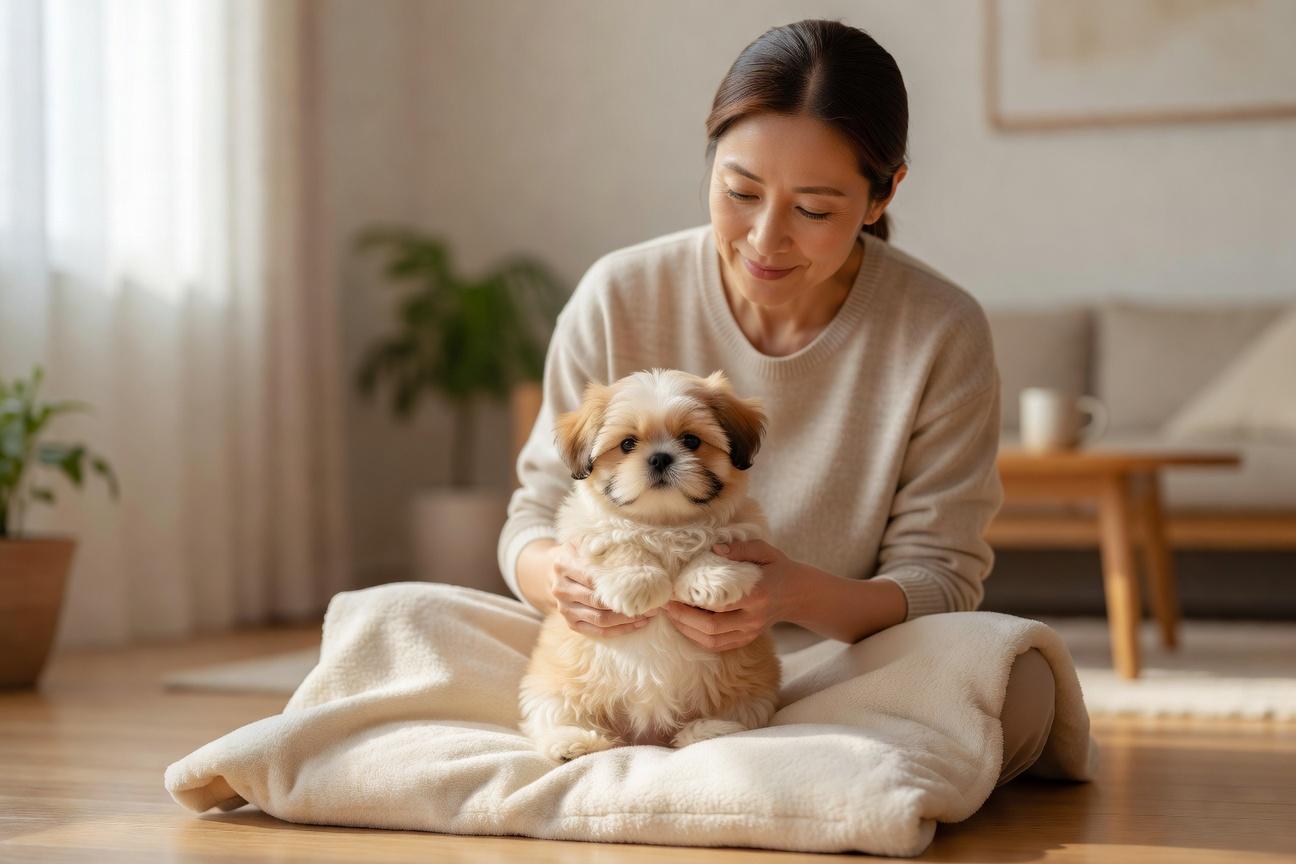 Testowanie temperamentu szczeniąt Shih Tzu i dobór domu