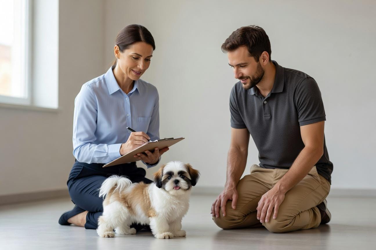 Testowanie temperamentu szczeniąt Shih Tzu i dobór domu