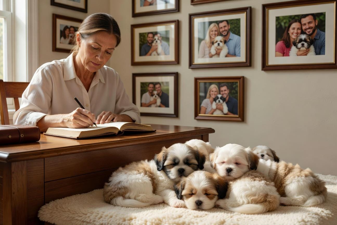 Wczesne wprowadzanie zapachów ESI u szczeniąt shih tzu