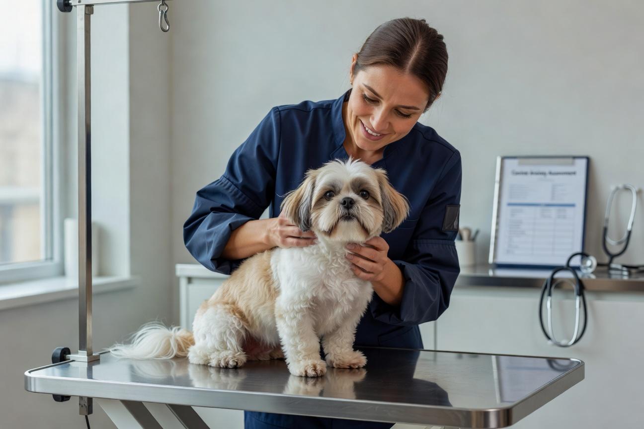 Wpływ ENS na pielęgnację szczeniąt rasy shih tzu