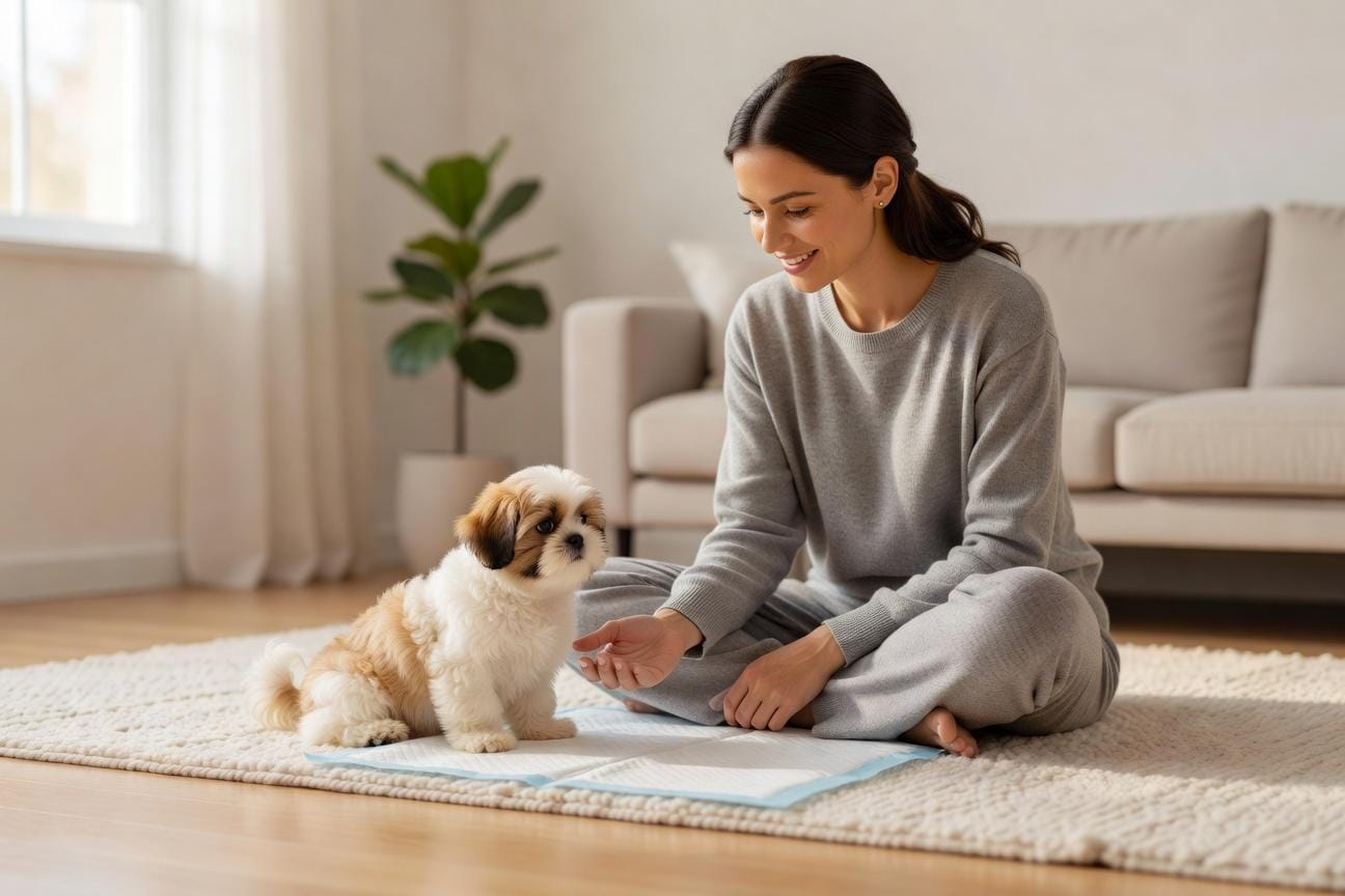 Wpływ pamięci miejsca na naukę czystości u shih tzu