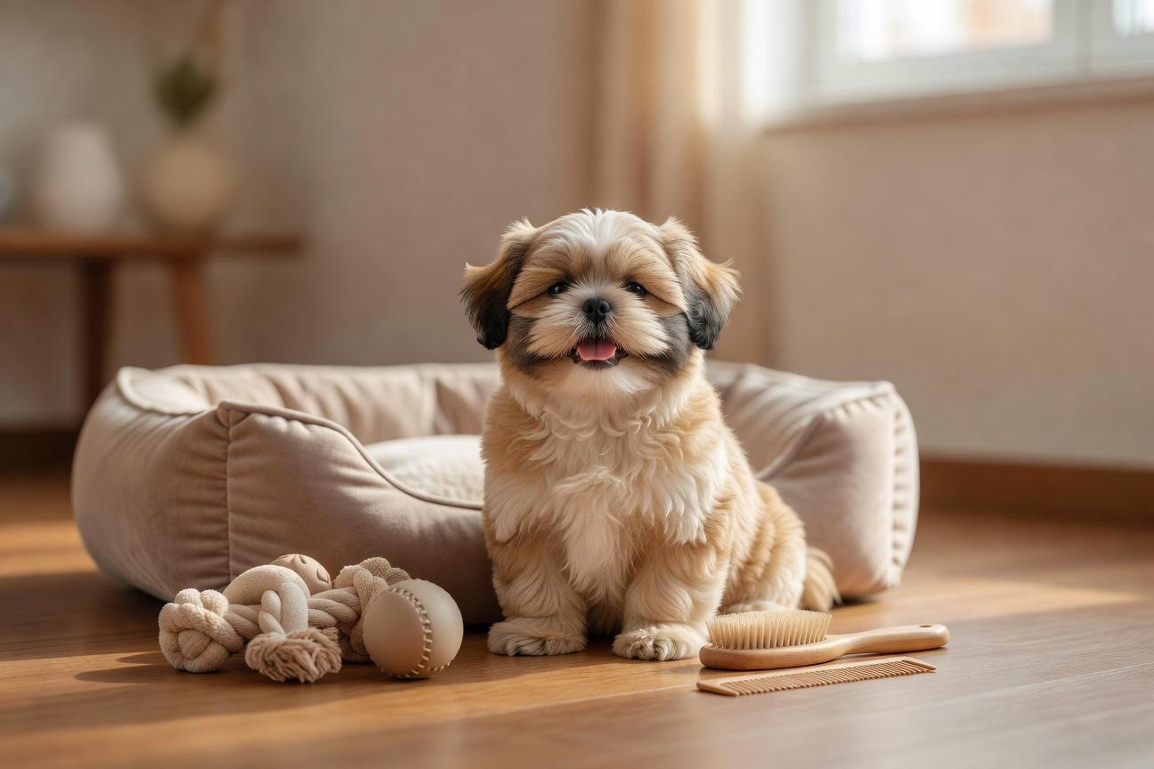 Wyprawka dla szczeniaka shih tzu — co warto kupić