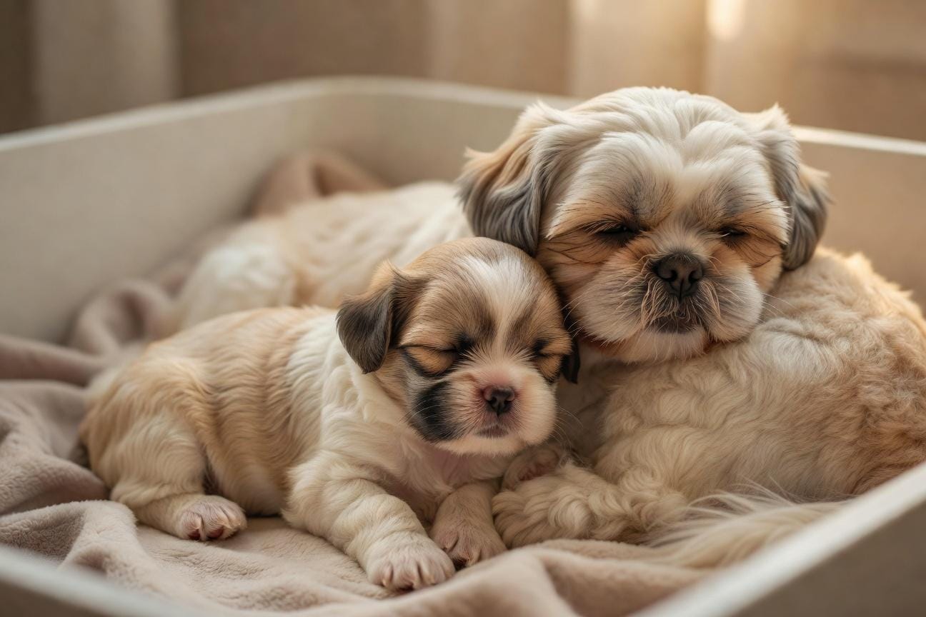 Wzrost i rozwój szczeniaka shih tzu miesiąc po miesiącu