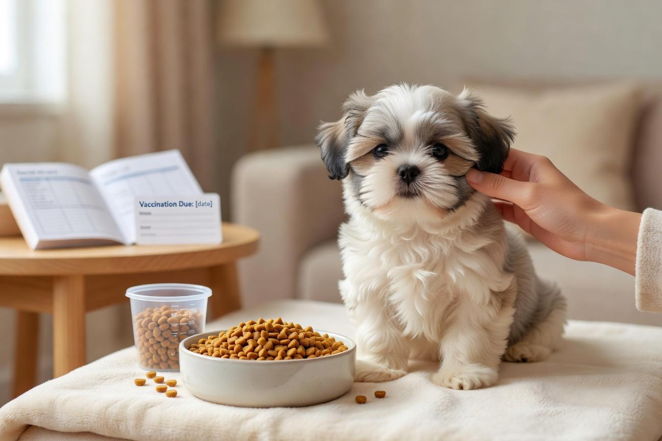 Wzrost i rozwój szczeniaka shih tzu miesiąc po miesiącu