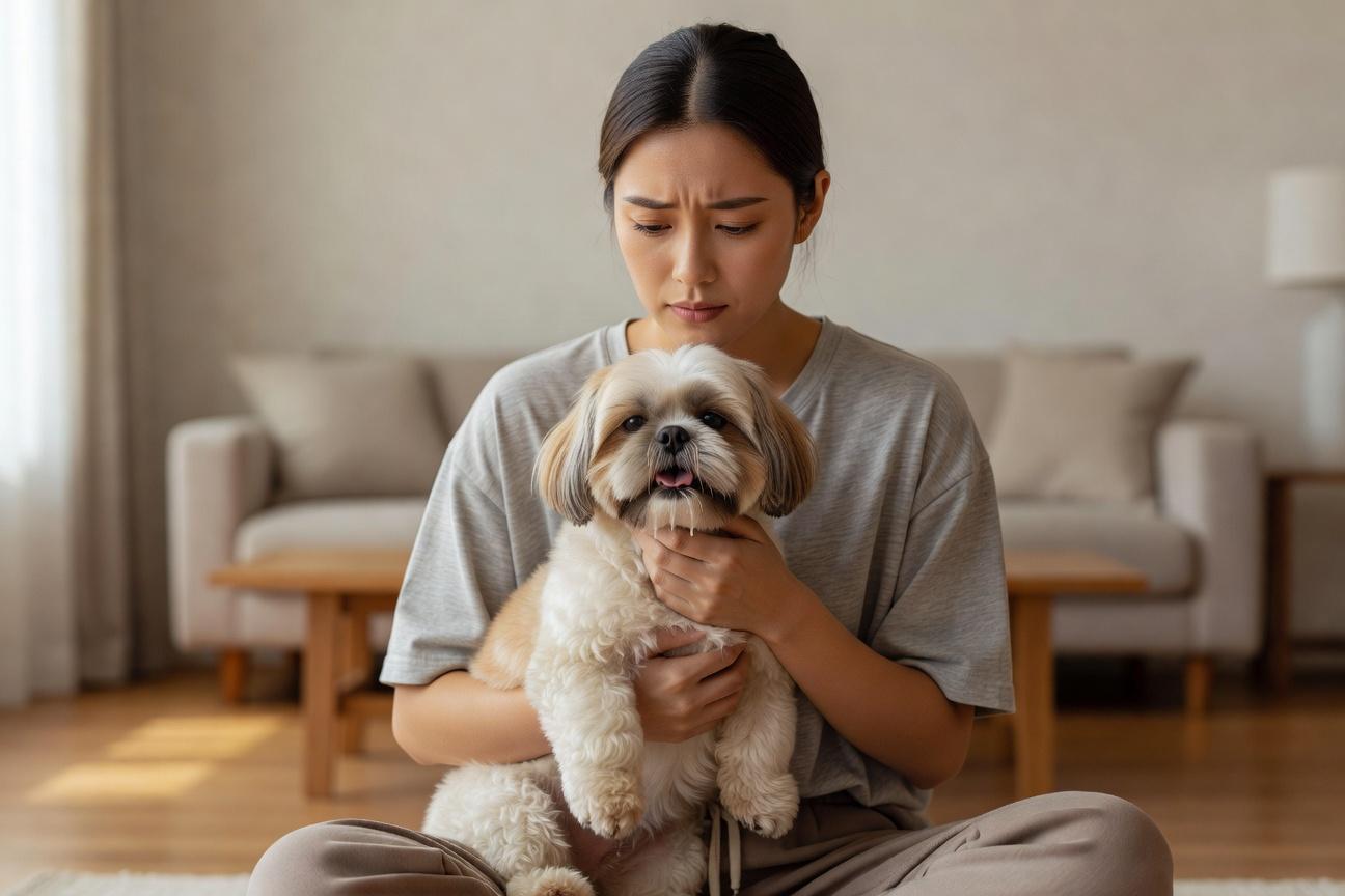 Ząbkowanie u shih tzu a głośny oddech i objawy alarmowe