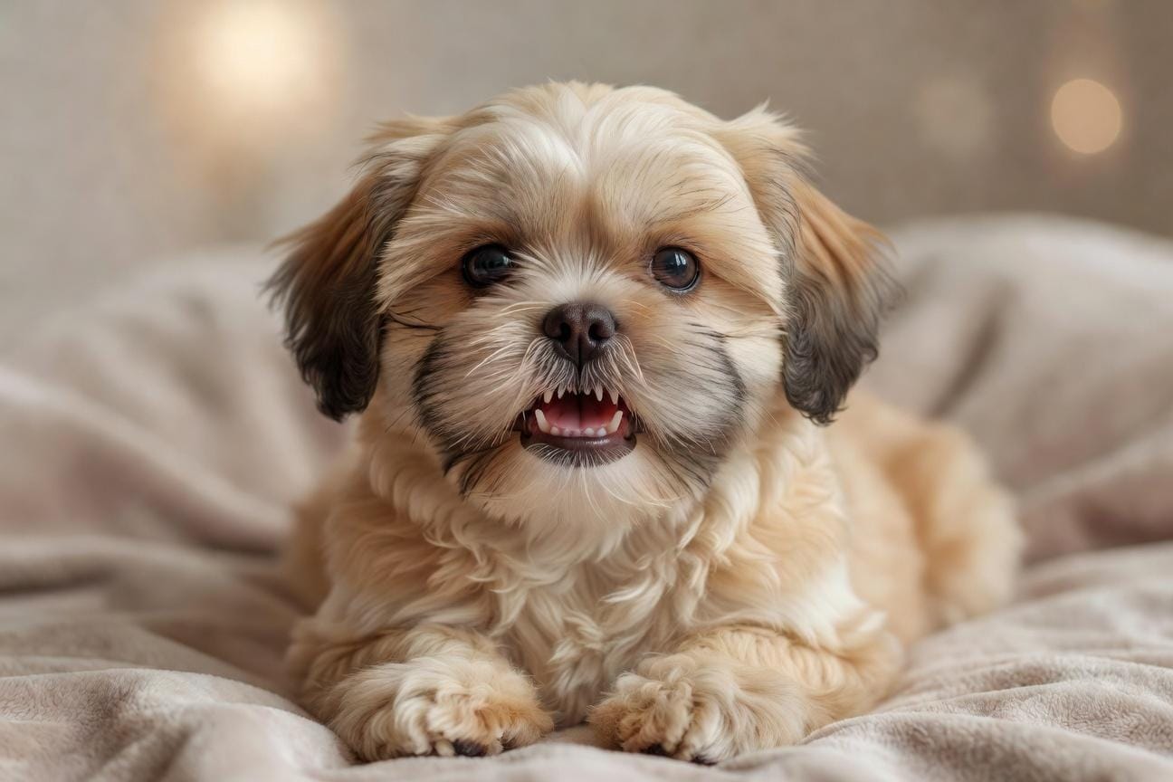 Ząbkowanie u shih tzu a głośny oddech i objawy alarmowe