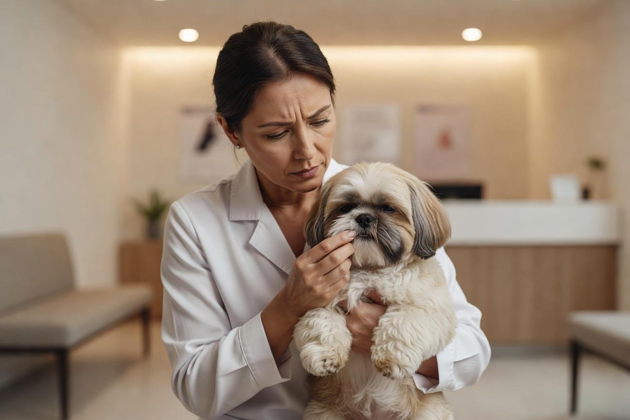 Ząbkowanie u shih tzu a głośny oddech i objawy alarmowe