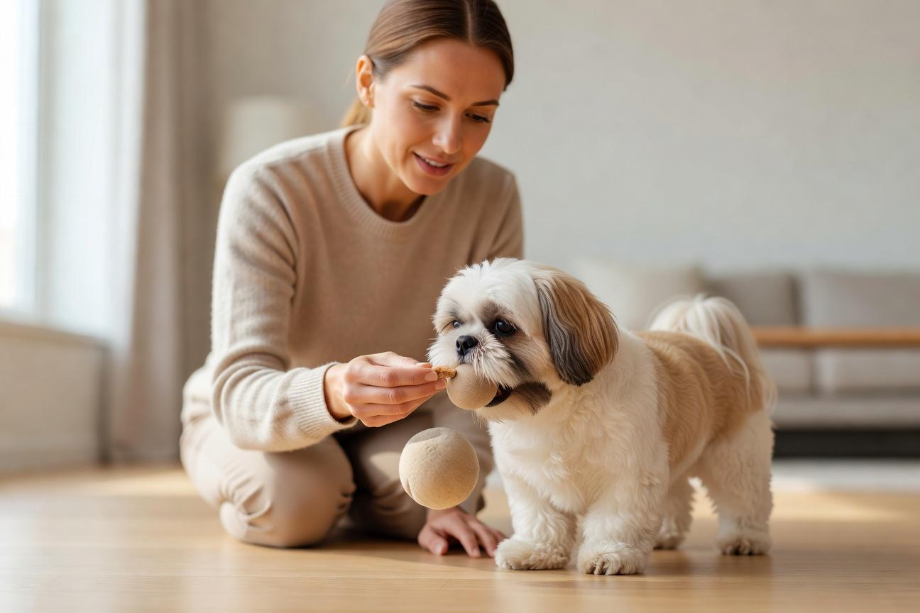Zaborczość o jedzenie u shih tzu – przyczyny i trening